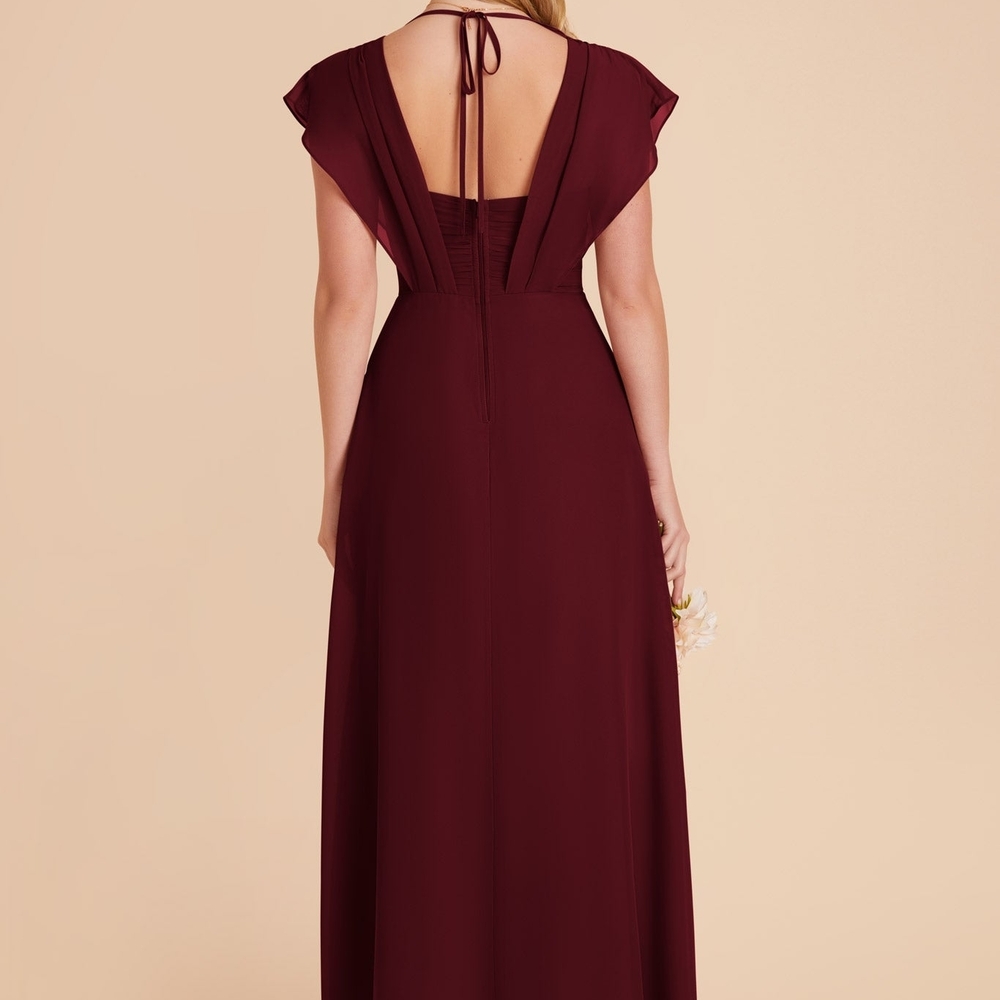 NWT Birdy Grey Violet Chiffon Cabernet Maxi Dress 2X - Picture 2 of 4